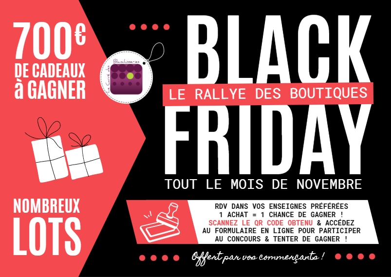BLACK FRIDAY ARRIVE AU CARRÉ DES BLANCHISSERIES